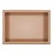 Półka wnękowa Wall Box 30 x 20 x 10 cm miedź stal nierdzewna z kołnierzem